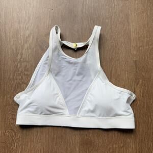 Victoria's Secret Bikini Top White Mesh M